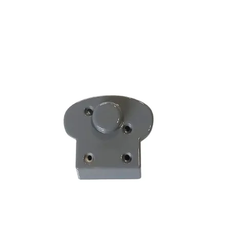 PS Support d'éclaireur de plaque Gris Orage