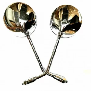 PS Rétroviseurs ronds V2 chromés (la paire)